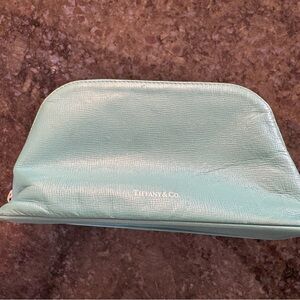 Tiffany & Co. Teal Cosmetic Bag